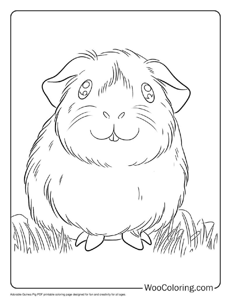 100 Guinea Pig Coloring Pages Free PDF To Print Woo Coloring 100 Guinea Pig Coloring Pages Free PDF To Print Woo Coloring