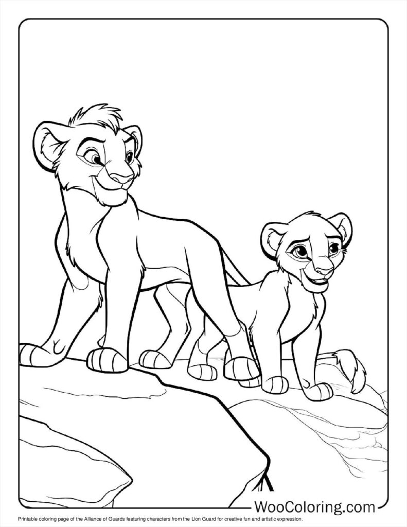 lion king coloring page