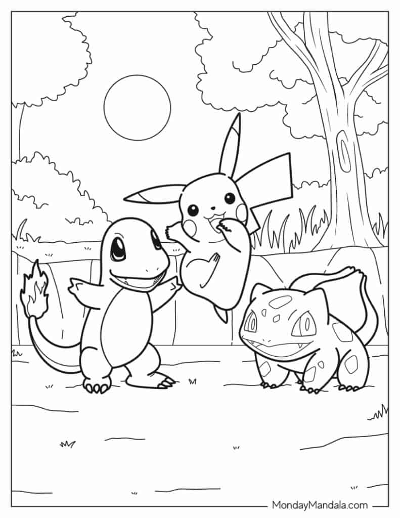 Free Colouring Pages Pokemon