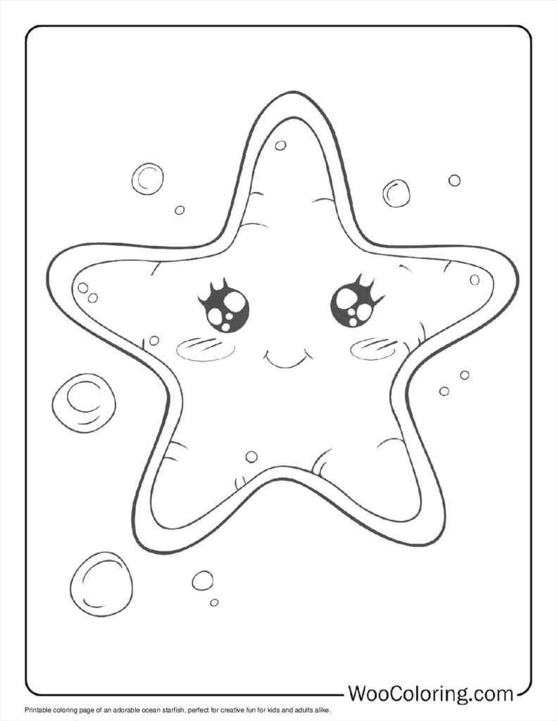 100 Starfish Coloring Pages Free PDF To Print Woo Coloring 100 Starfish Coloring Pages Free PDF To Print Woo Coloring