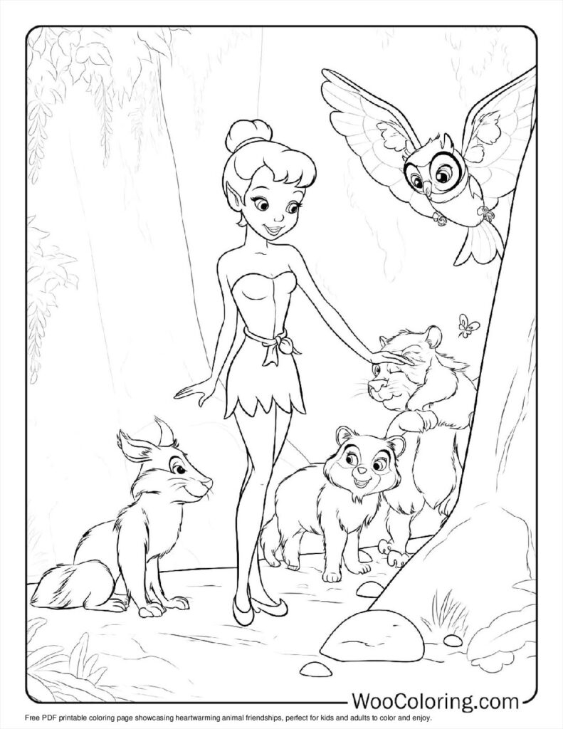 Colouring Pages Of Tinkerbell