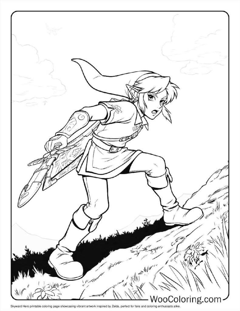 100 Zelda Coloring Pages Free PDF To Print Woo Coloring