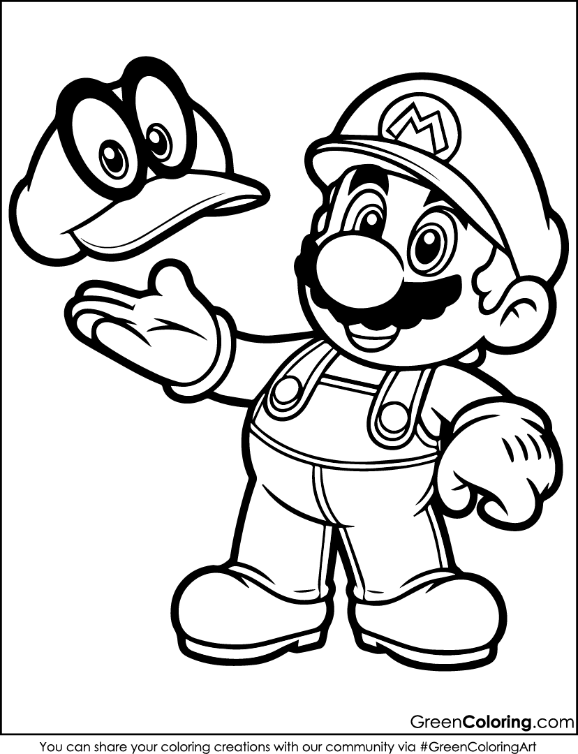 mario and luigi color pages mario and luigi color pages