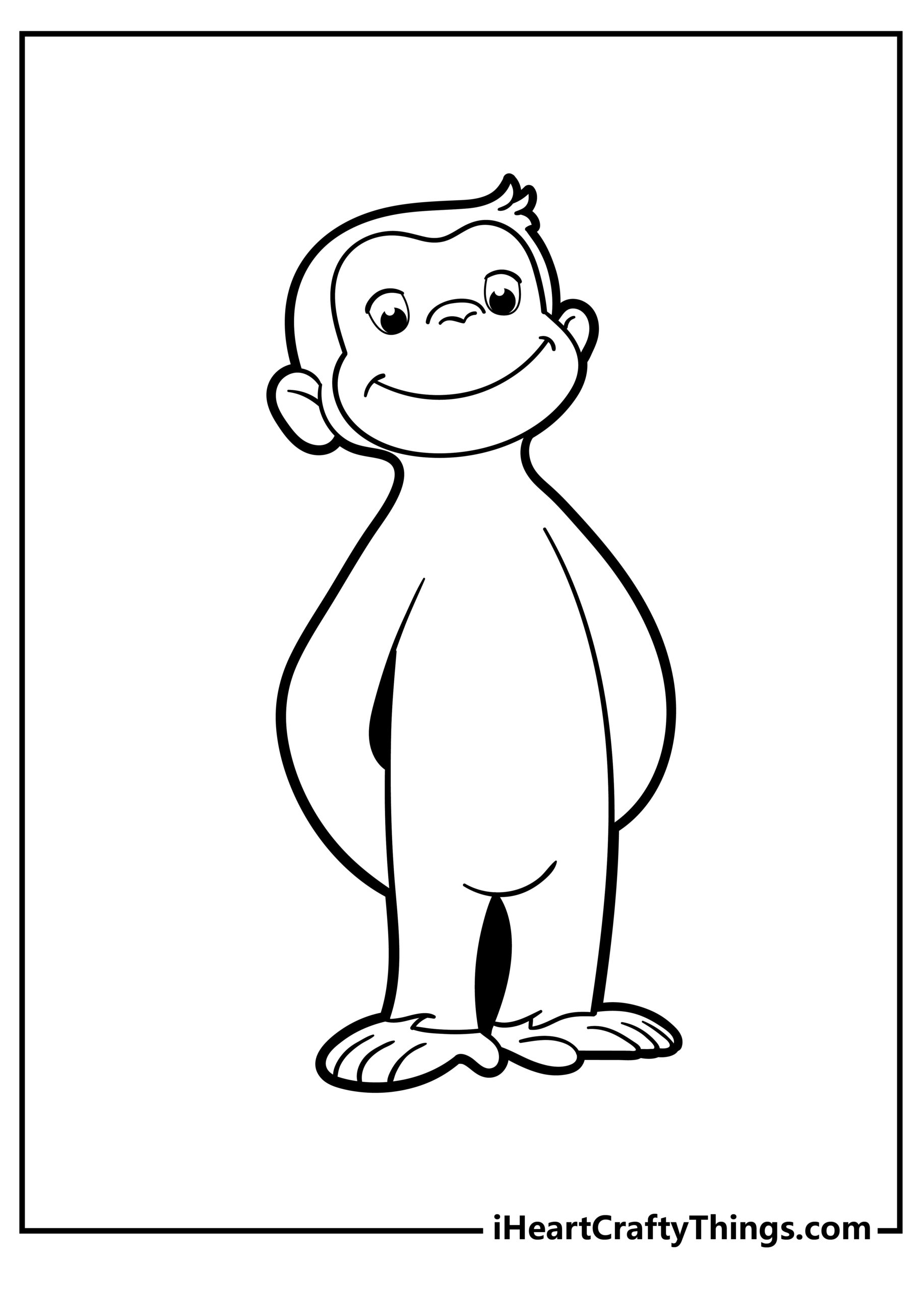 curious george coloring pages