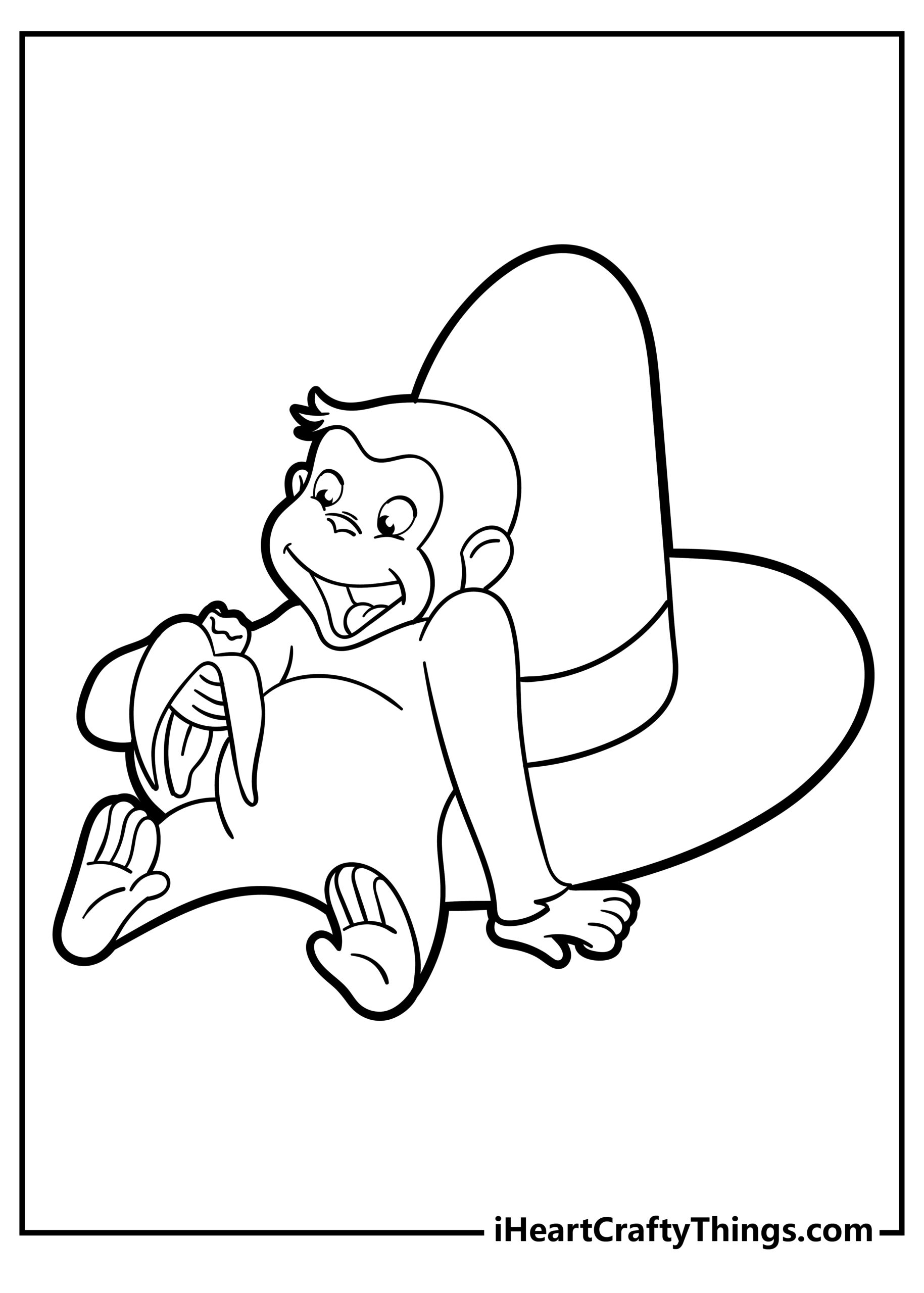 Curious George Coloring Pages