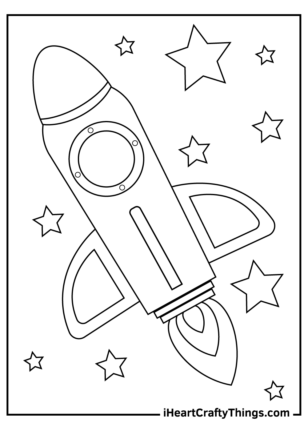 Spaceship Pictures To Color