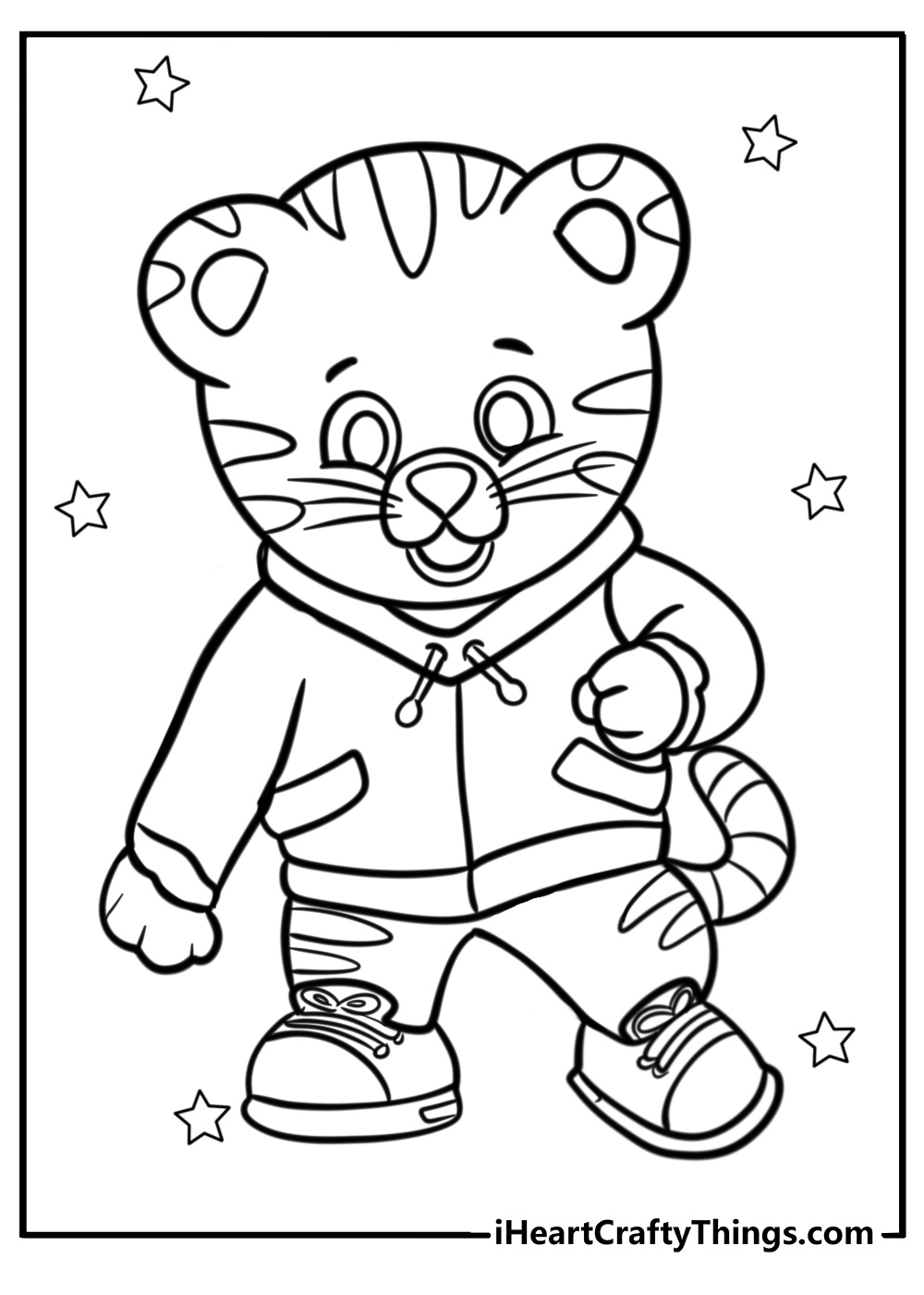 daniel tiger pictures to color