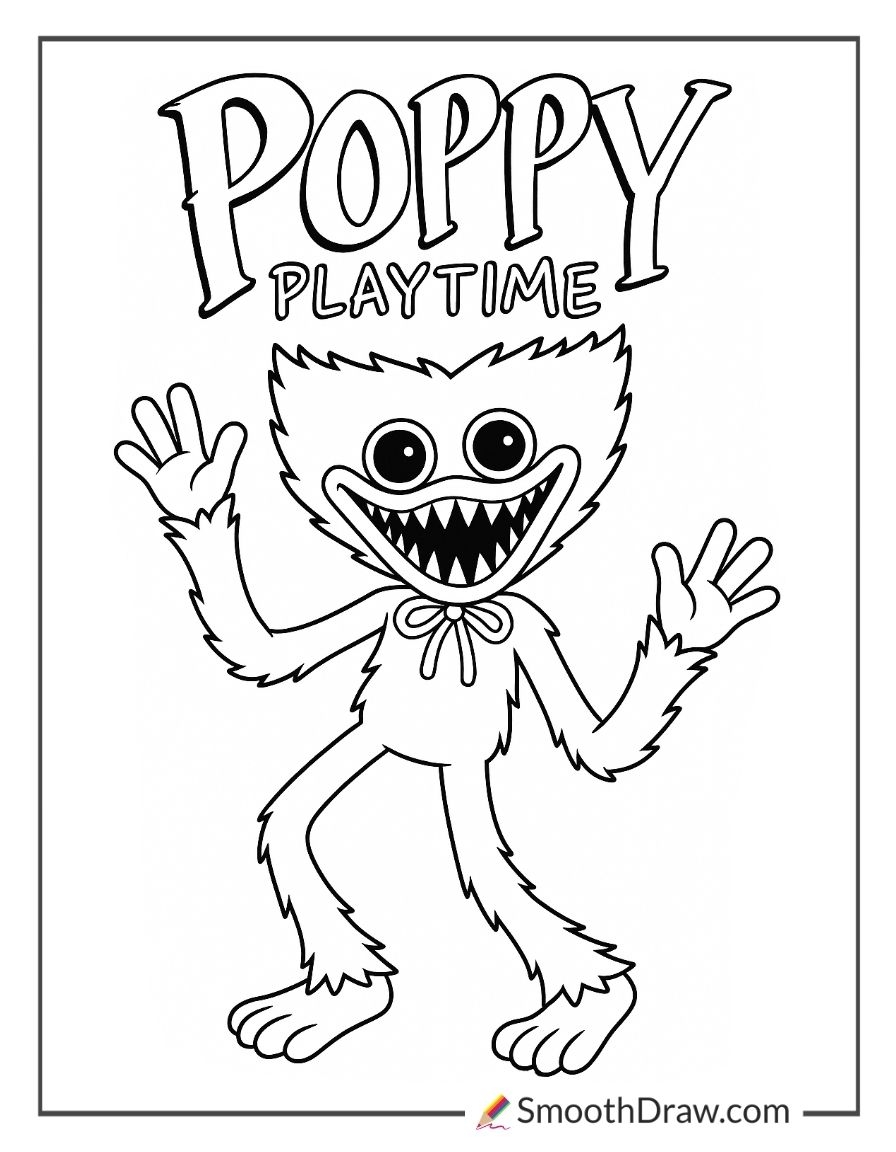 Poppy Playtime Coloring Pages