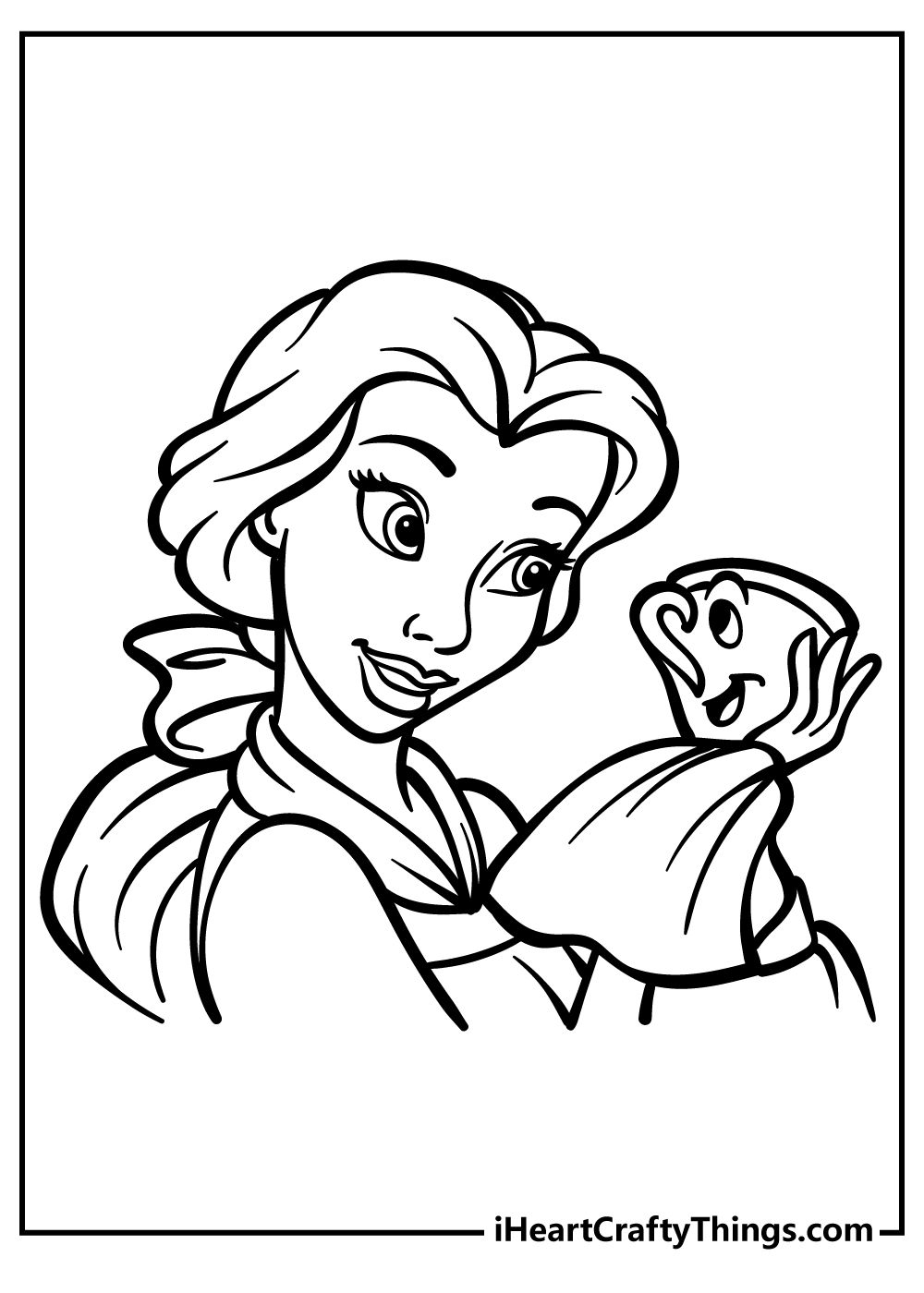 Coloring Pictures Of Belle