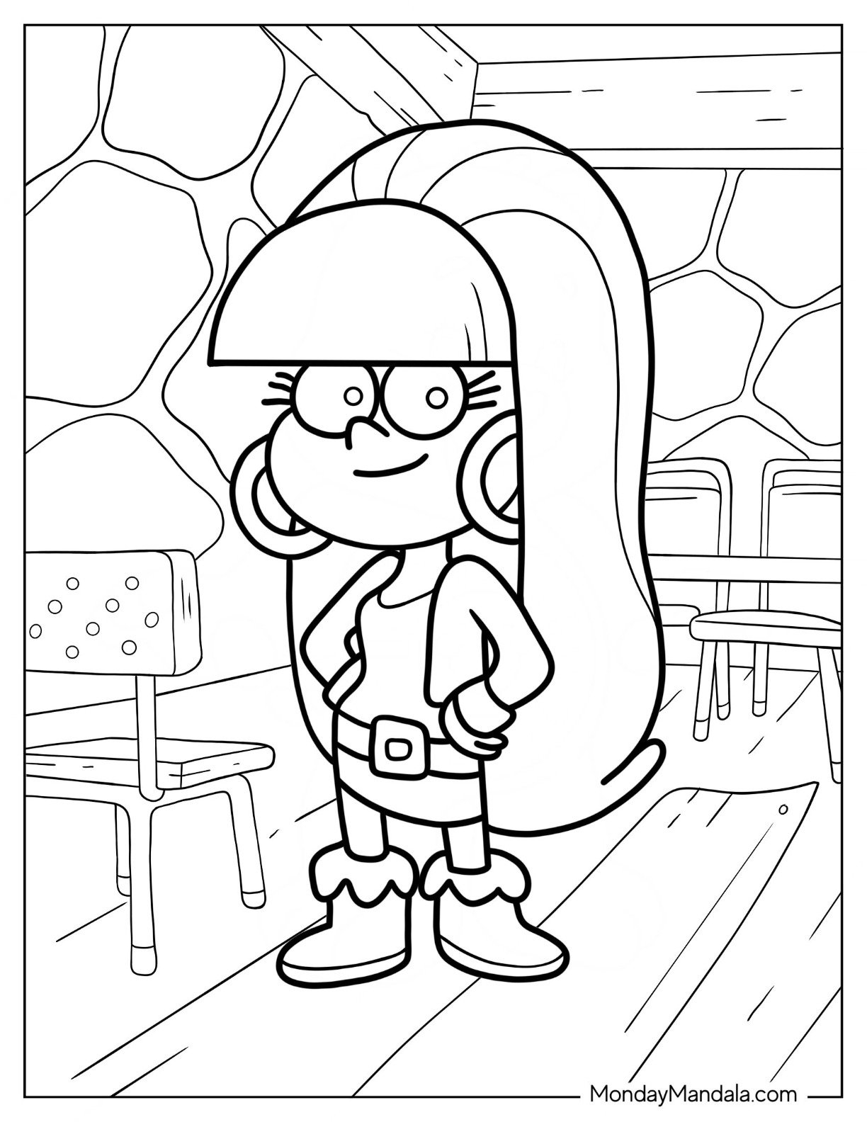 20 Gravity Falls Coloring Pages Free PDF Printables 