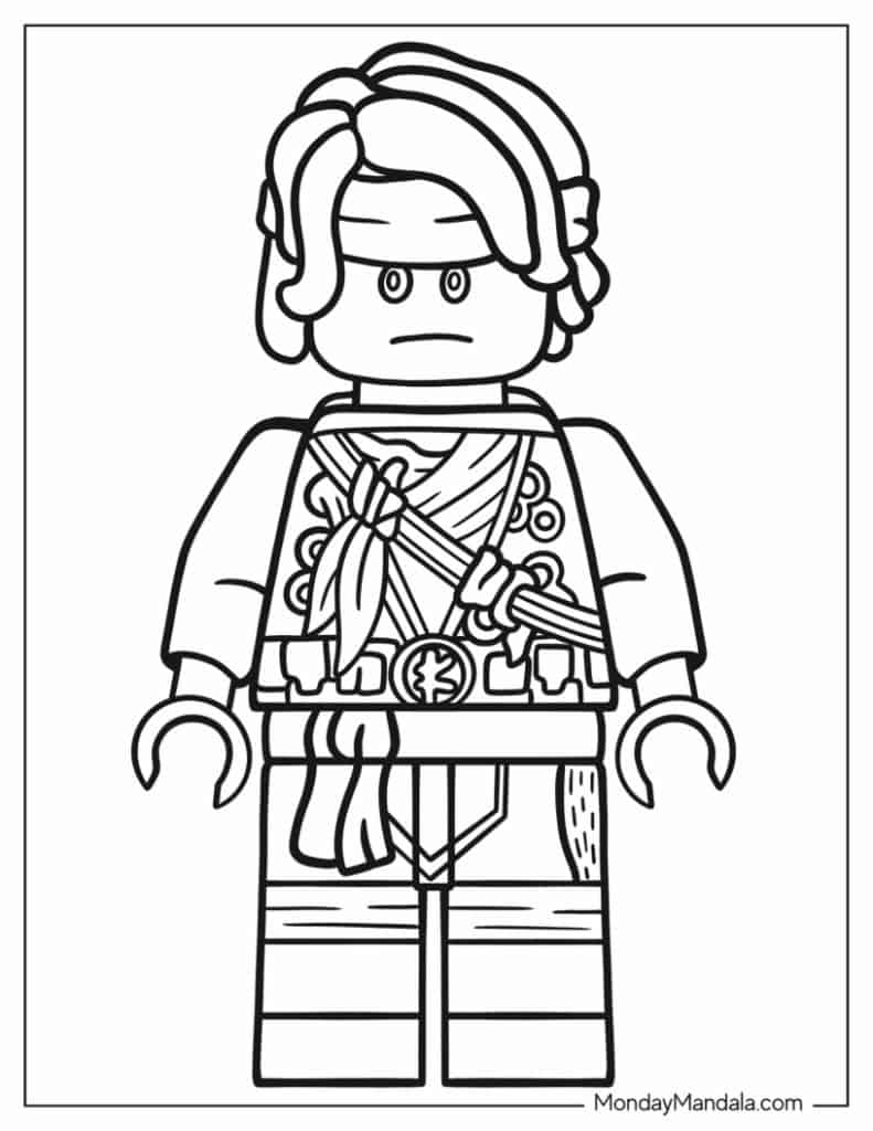 lego colouring pages ninjago