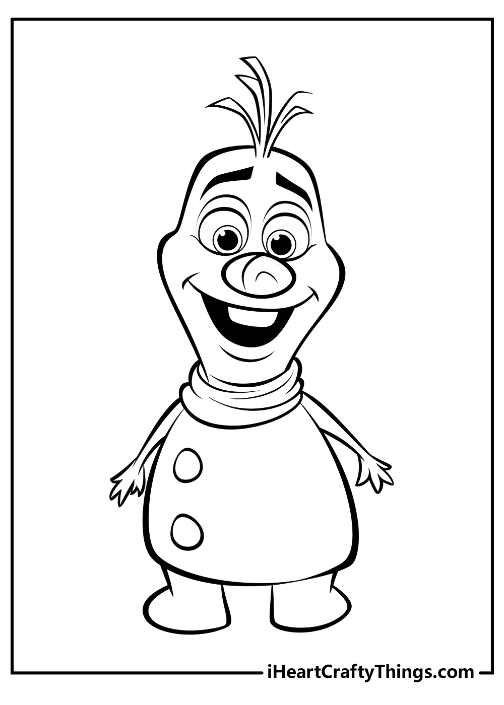 20 Olaf Coloring Pages 100 Free Printable PDF For Kids 20 Olaf Coloring Pages 100 Free Printable PDF For Kids