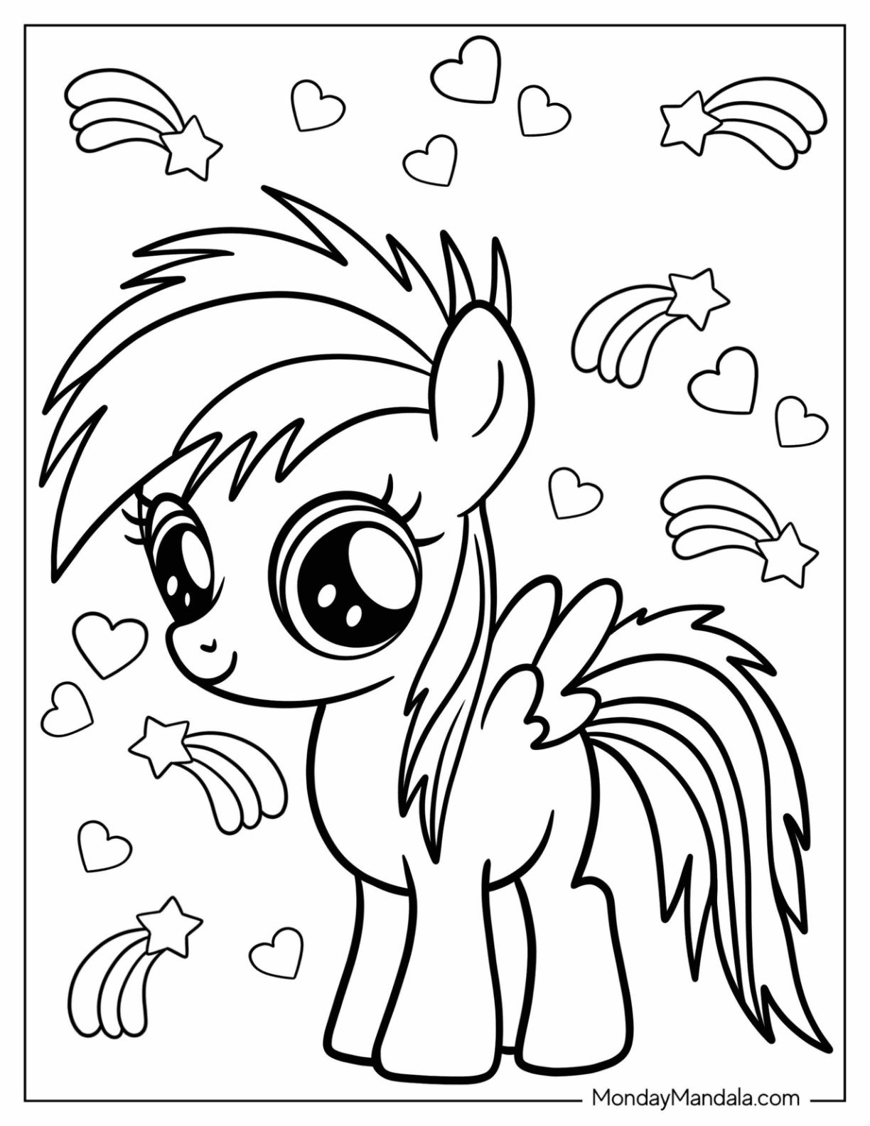 20 Rainbow Dash Coloring Pages Free PDF Printables 20 Rainbow Dash Coloring Pages Free PDF Printables