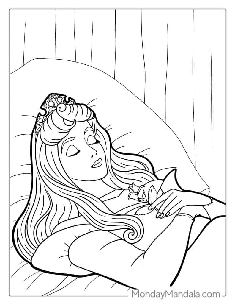 sleeping beauty coloring pages sleeping beauty coloring pages