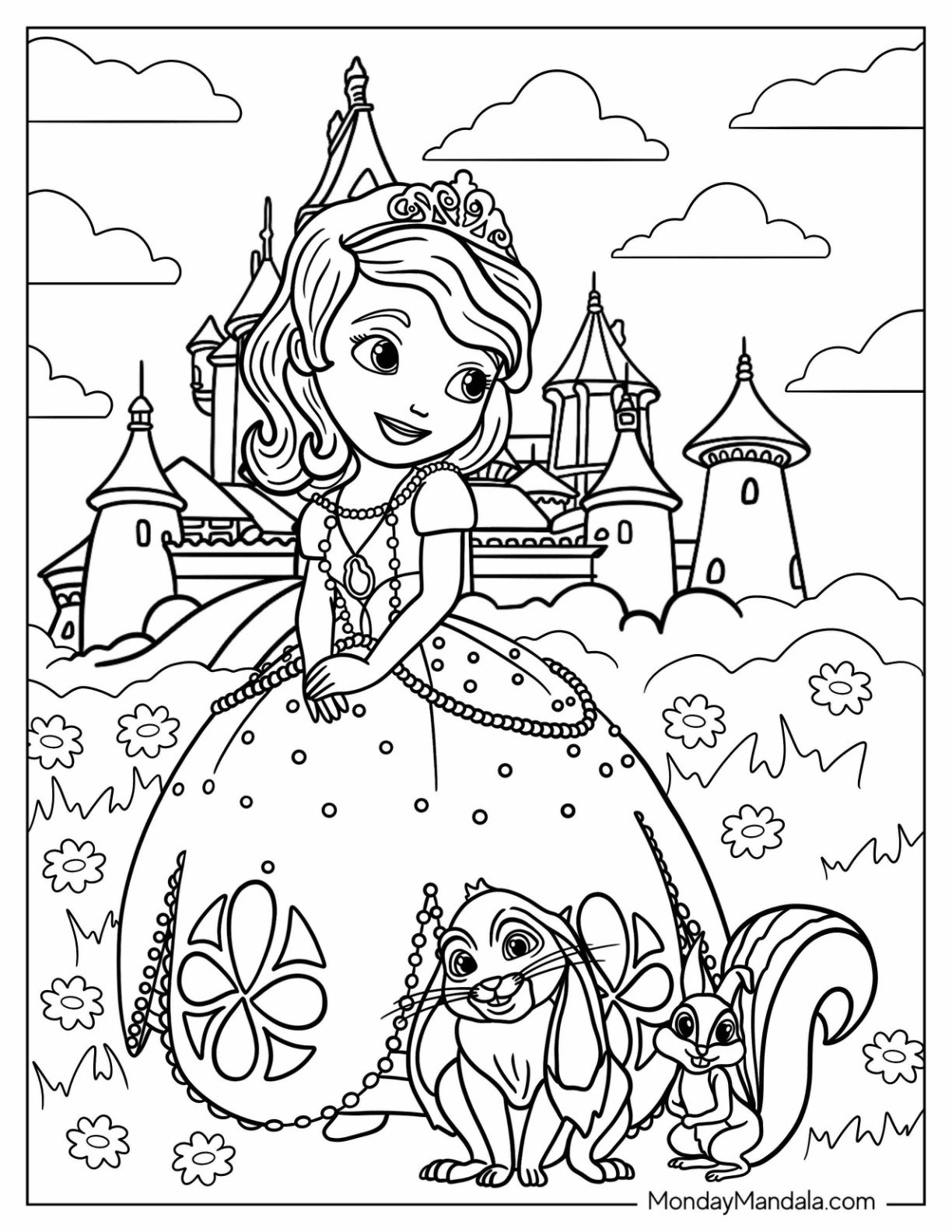Princes Sofia Coloring Pages