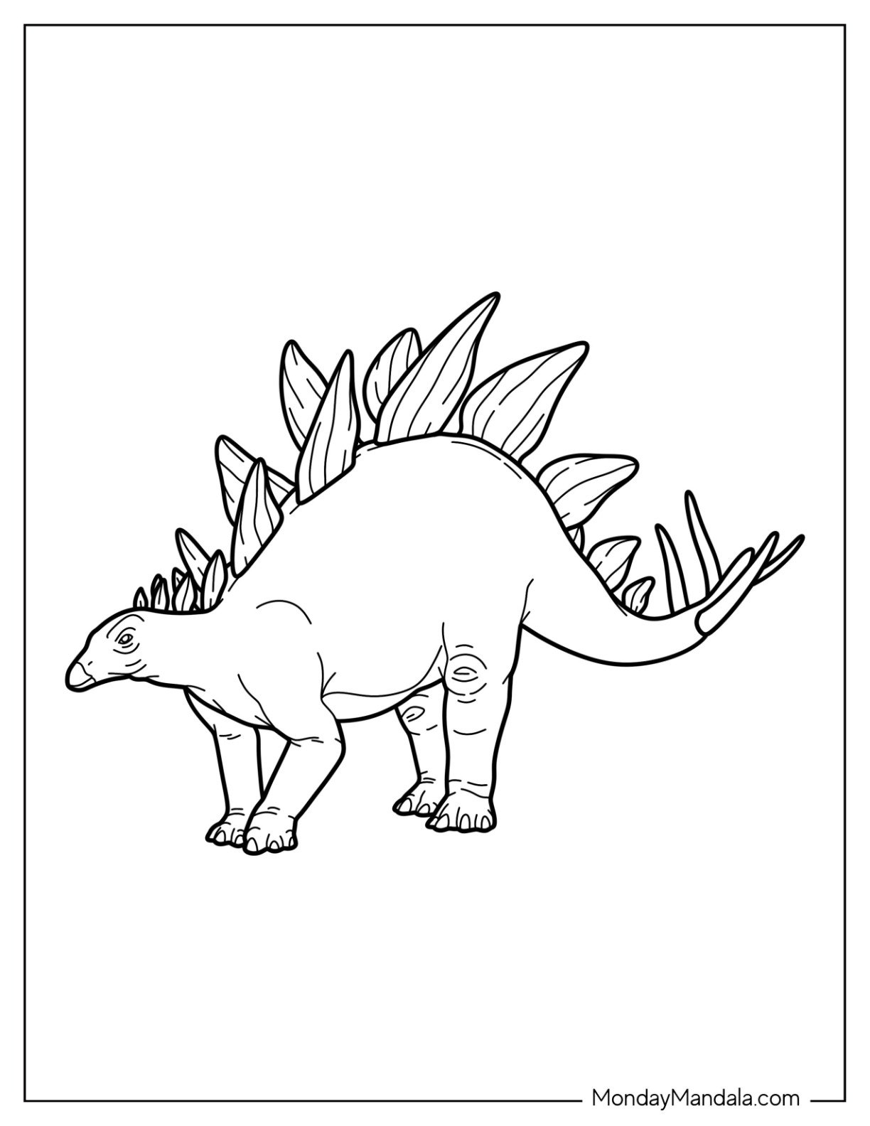 20 Stegosaurus Coloring Pages Free PDF Printables 20 Stegosaurus Coloring Pages Free PDF Printables