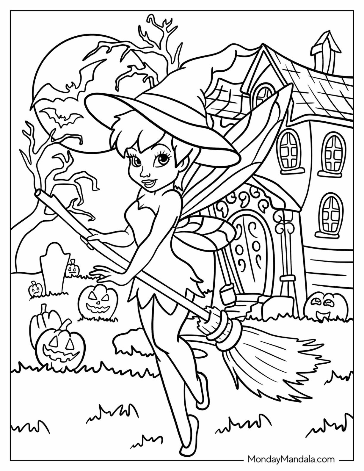 20 Tinker Bell Coloring Pages Free PDF Printables 