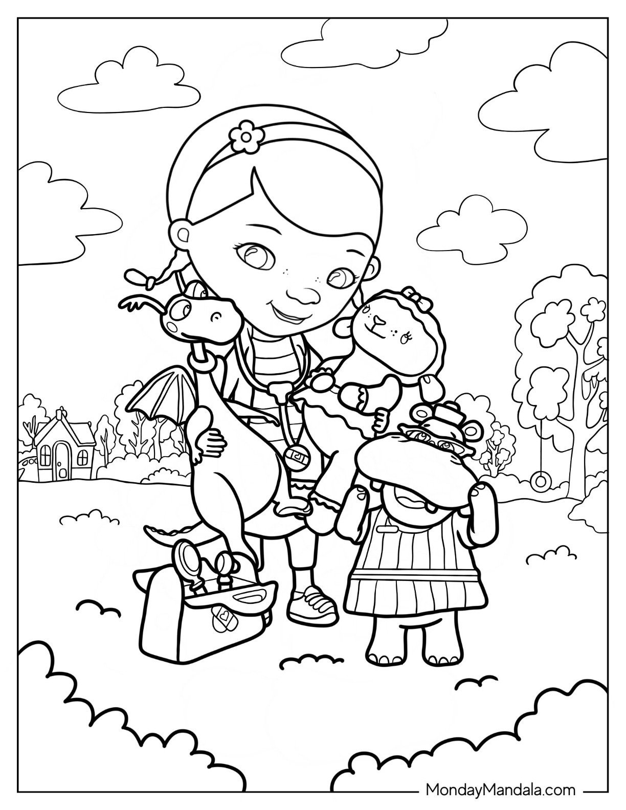 doc mcstuffins coloring pages