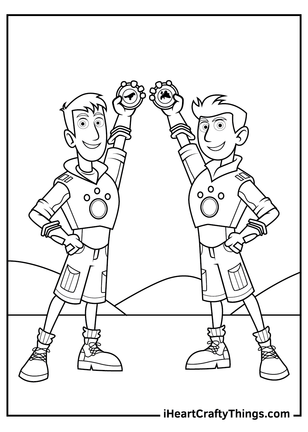 Wild Kratts Coloring Pages