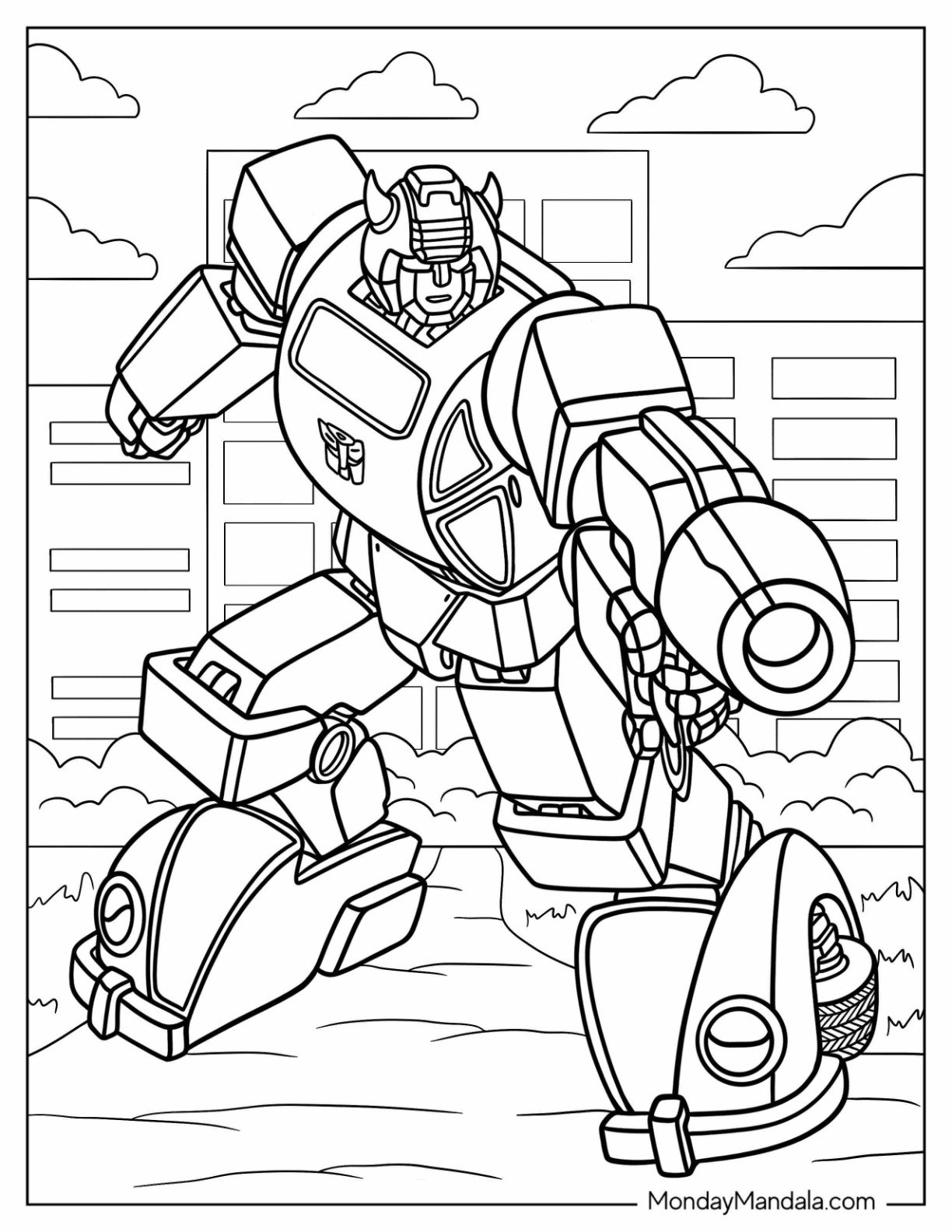 bumble bee coloring pages