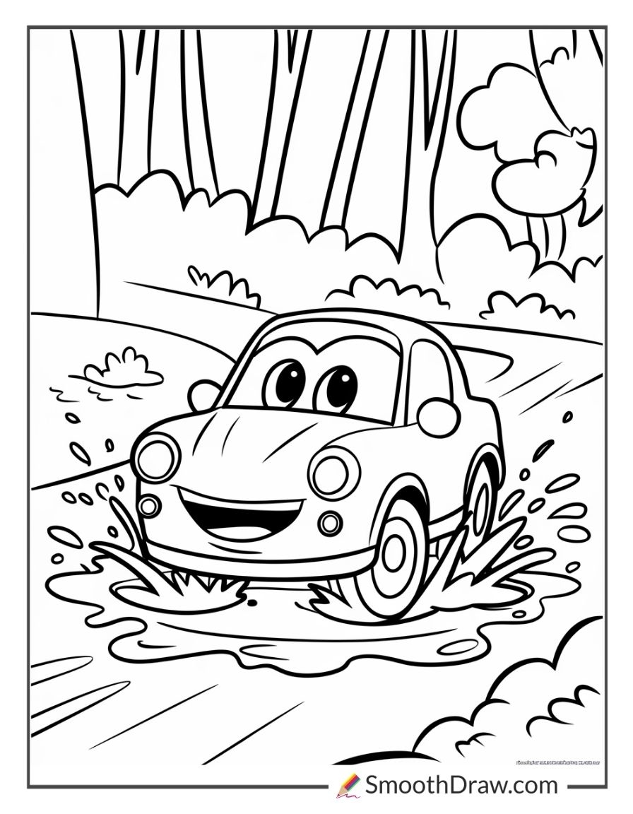 car printable coloring pages