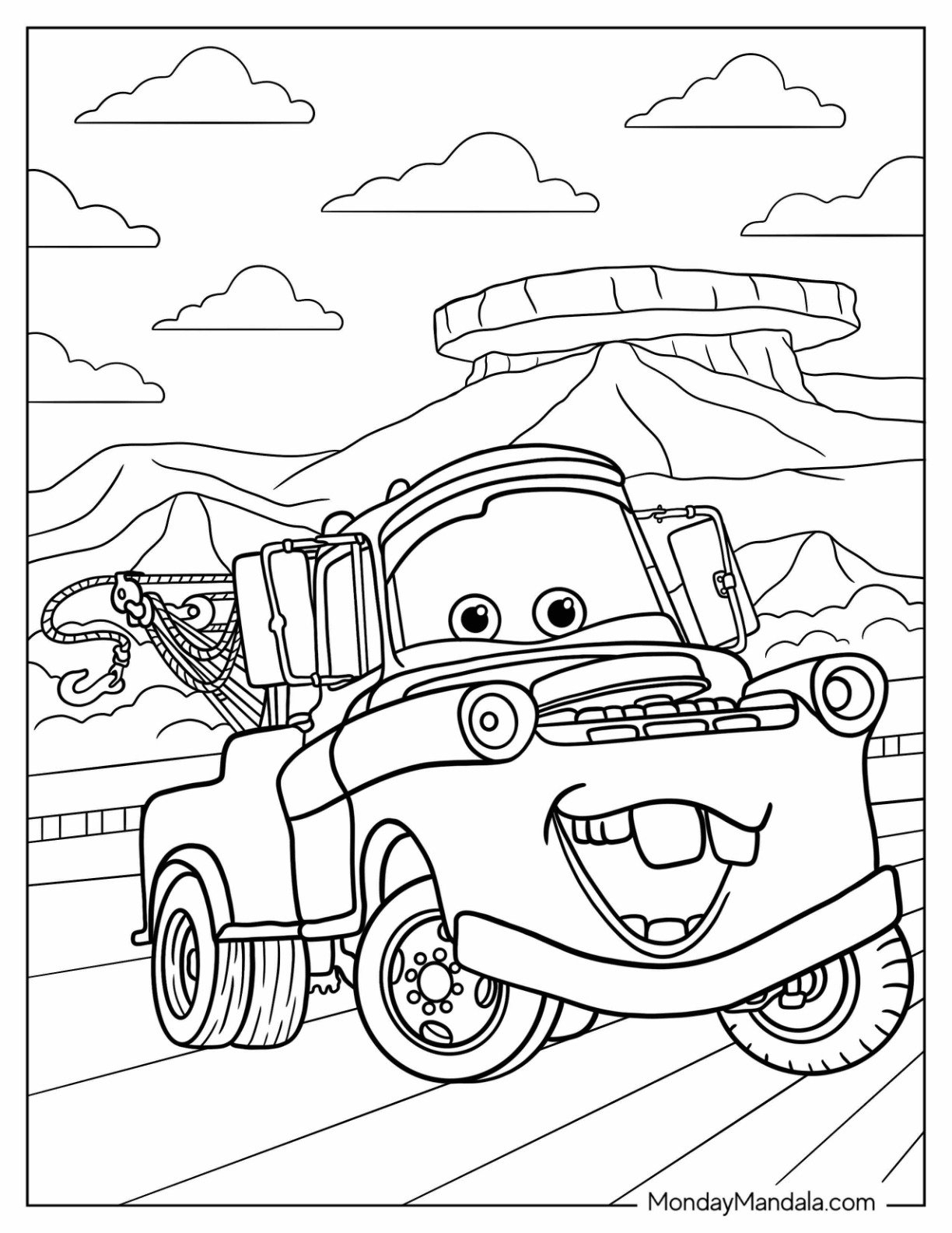 Coloring Pages Printable Cars