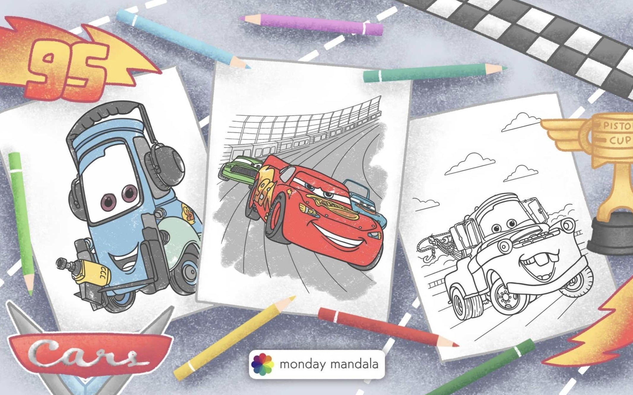 cars movie coloring pages