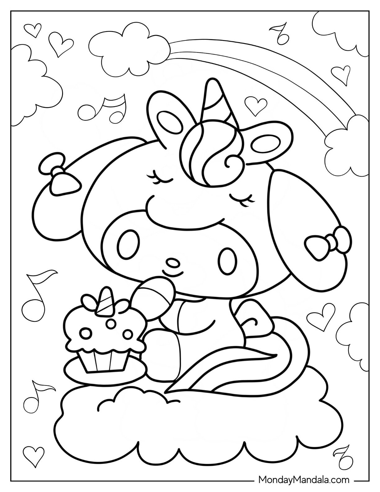 Coloring Pages My Melody