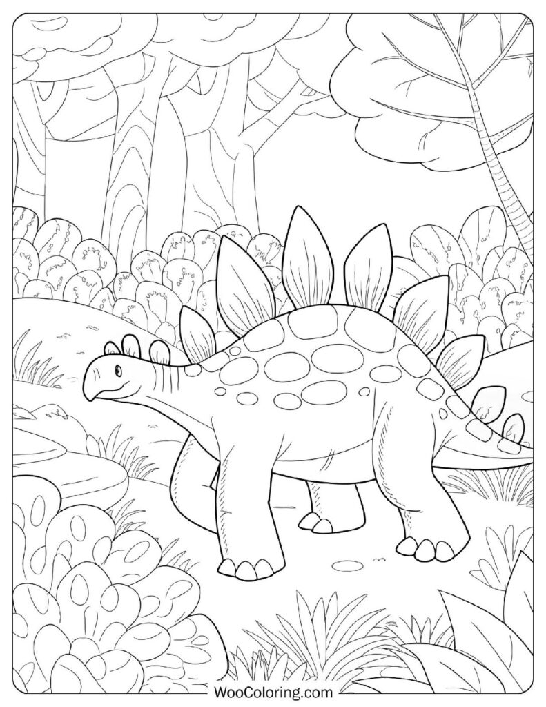 stegosaurus dinosaur coloring pages stegosaurus dinosaur coloring pages