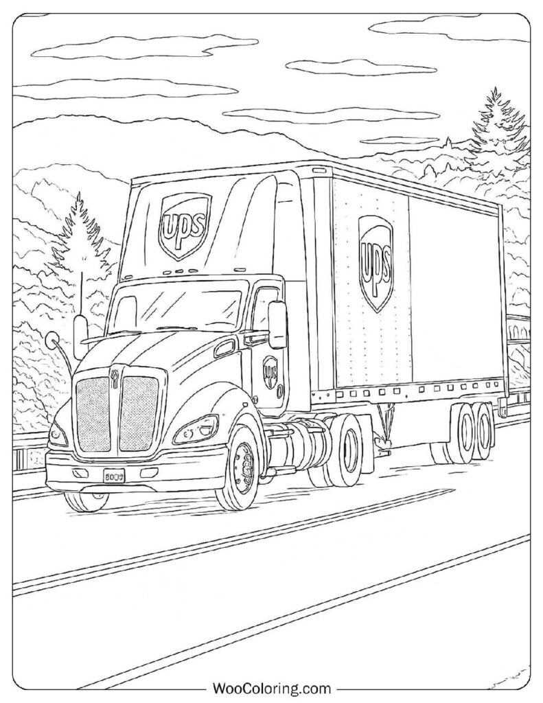 Truck Pictures To Color