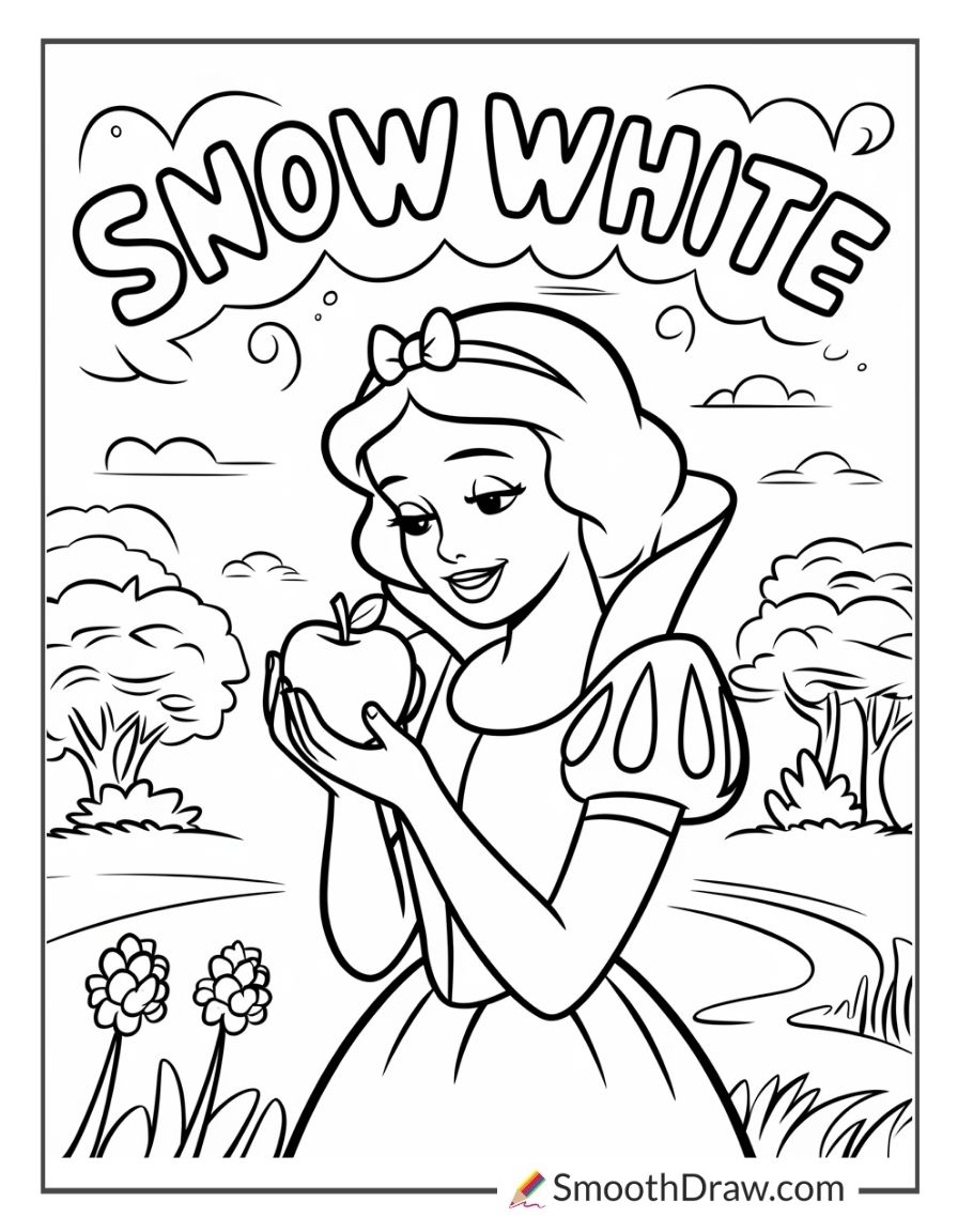 Disney Princess Colouring Pages Printable