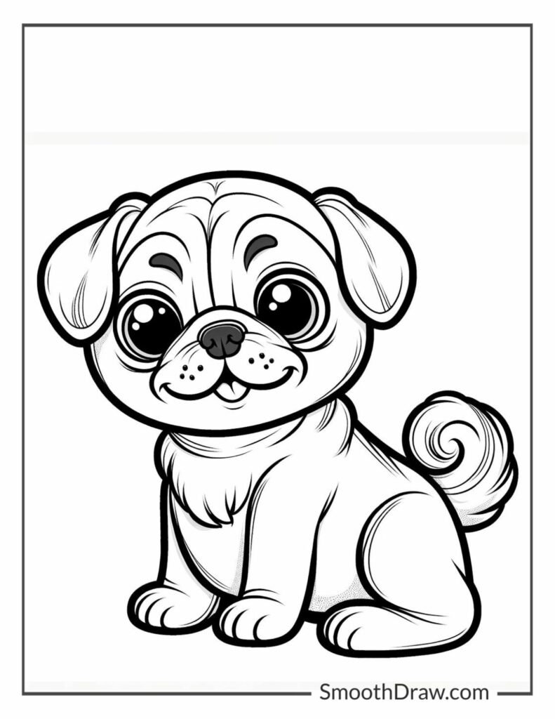 cute dog coloring pages