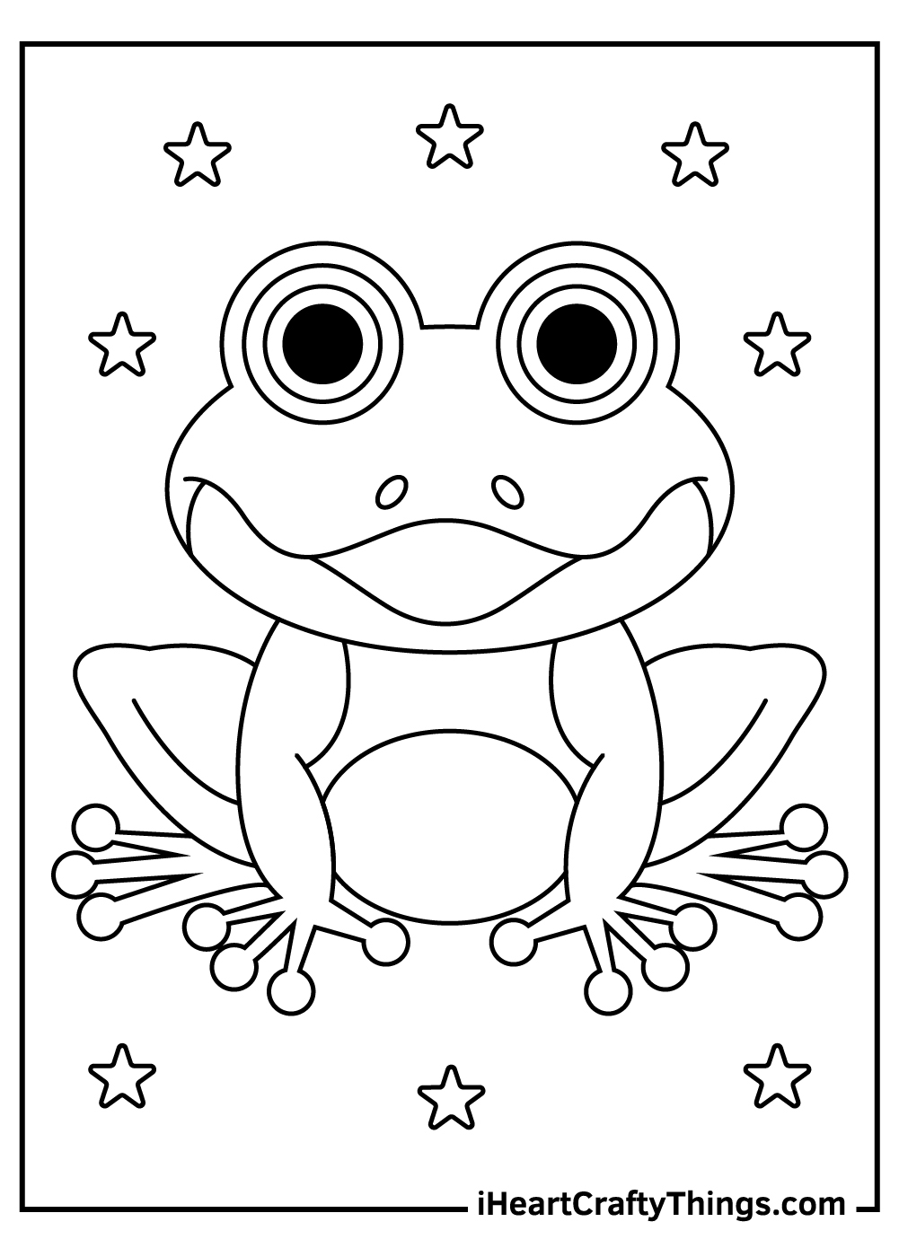 25 Frog Coloring Pages 100 Free Printables 