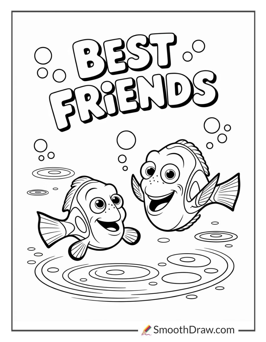 Finding Nemo Color Pages