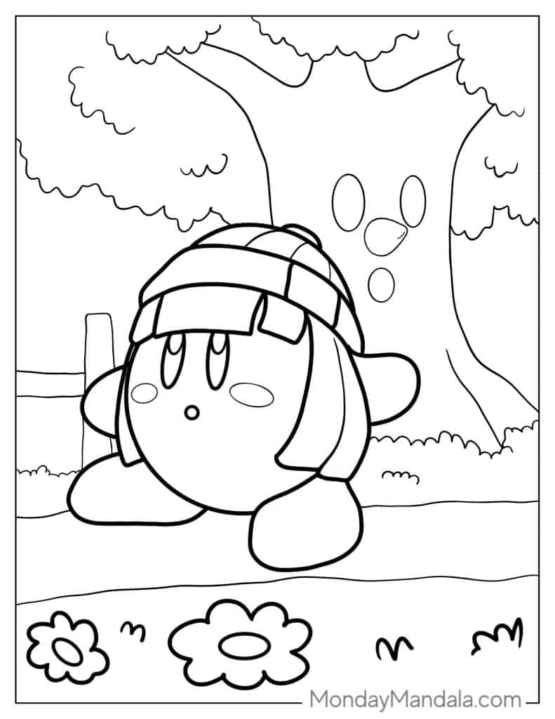coloring pages of kirby coloring pages of kirby