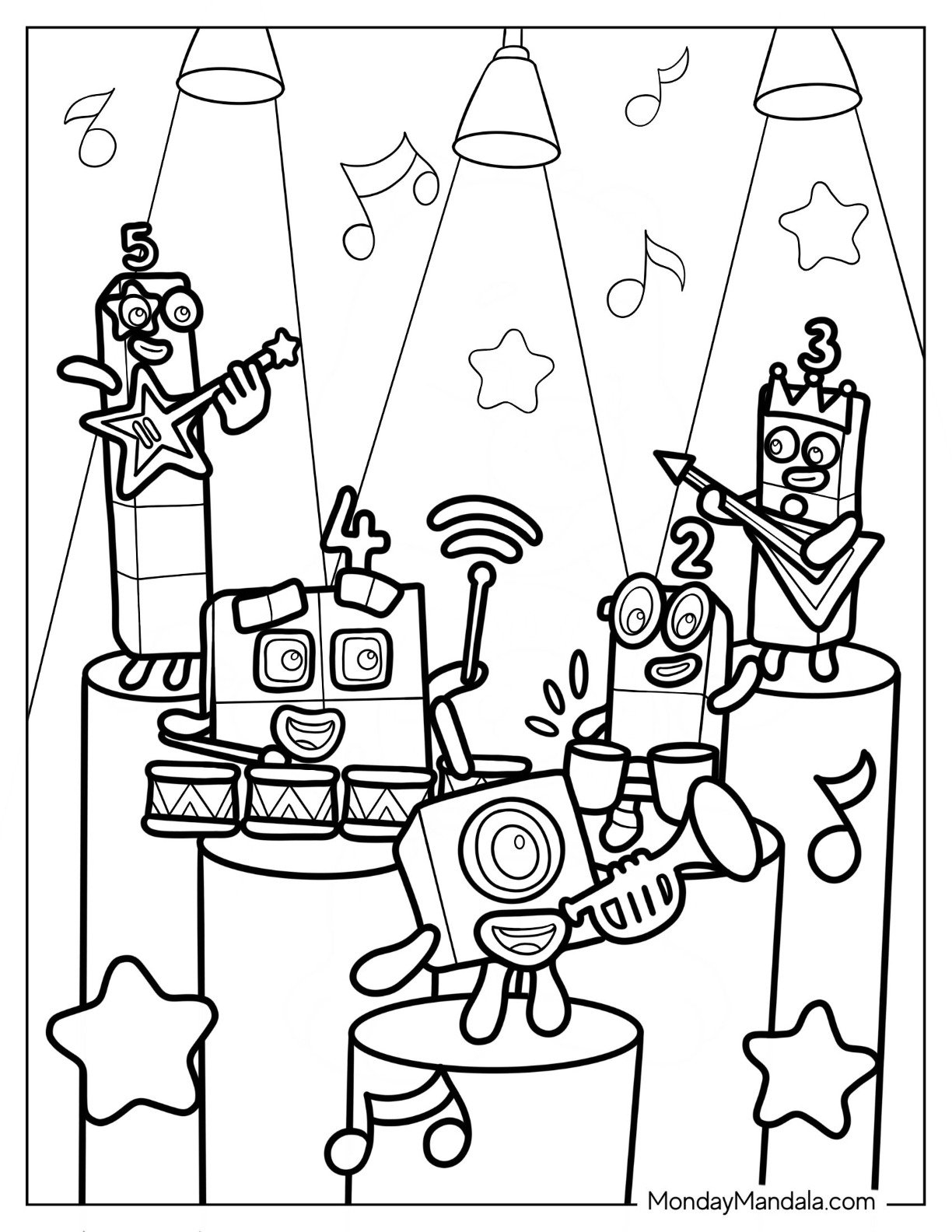 28 Numberblocks Coloring Pages Free PDF Printables 