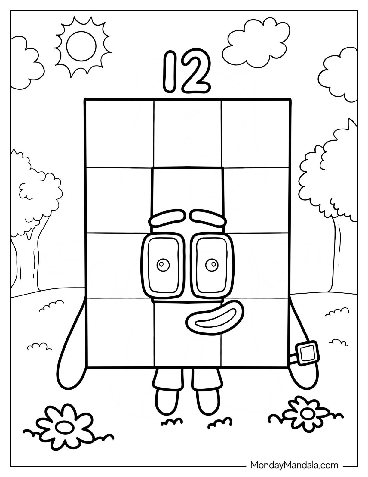 28 Numberblocks Coloring Pages Free PDF Printables 