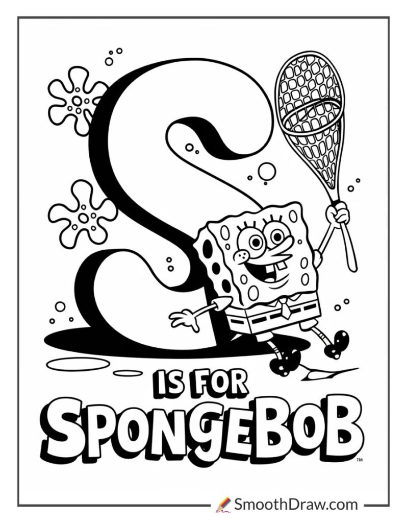 spongebob colouring in sheets