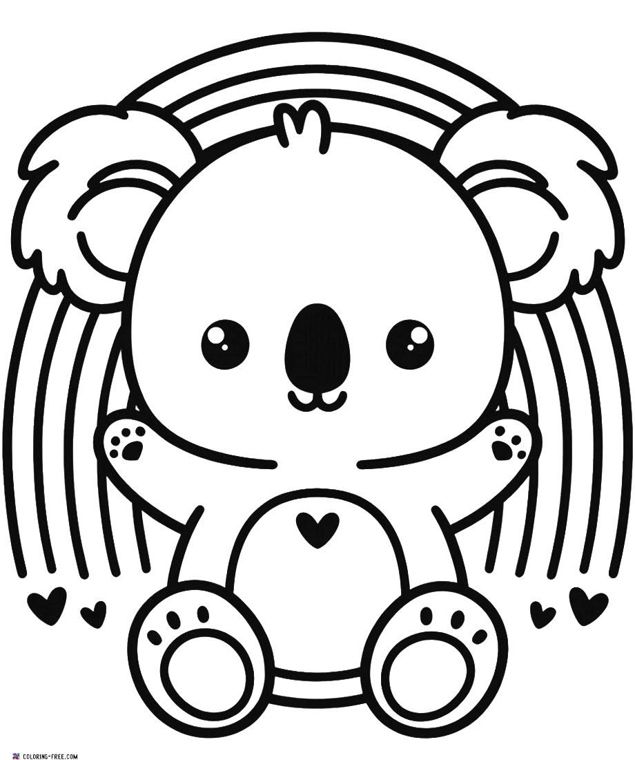 koala bear coloring page