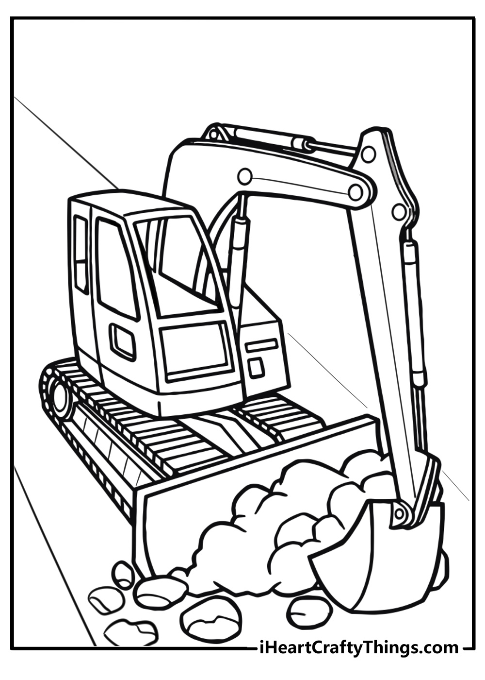 Digger Pictures To Color