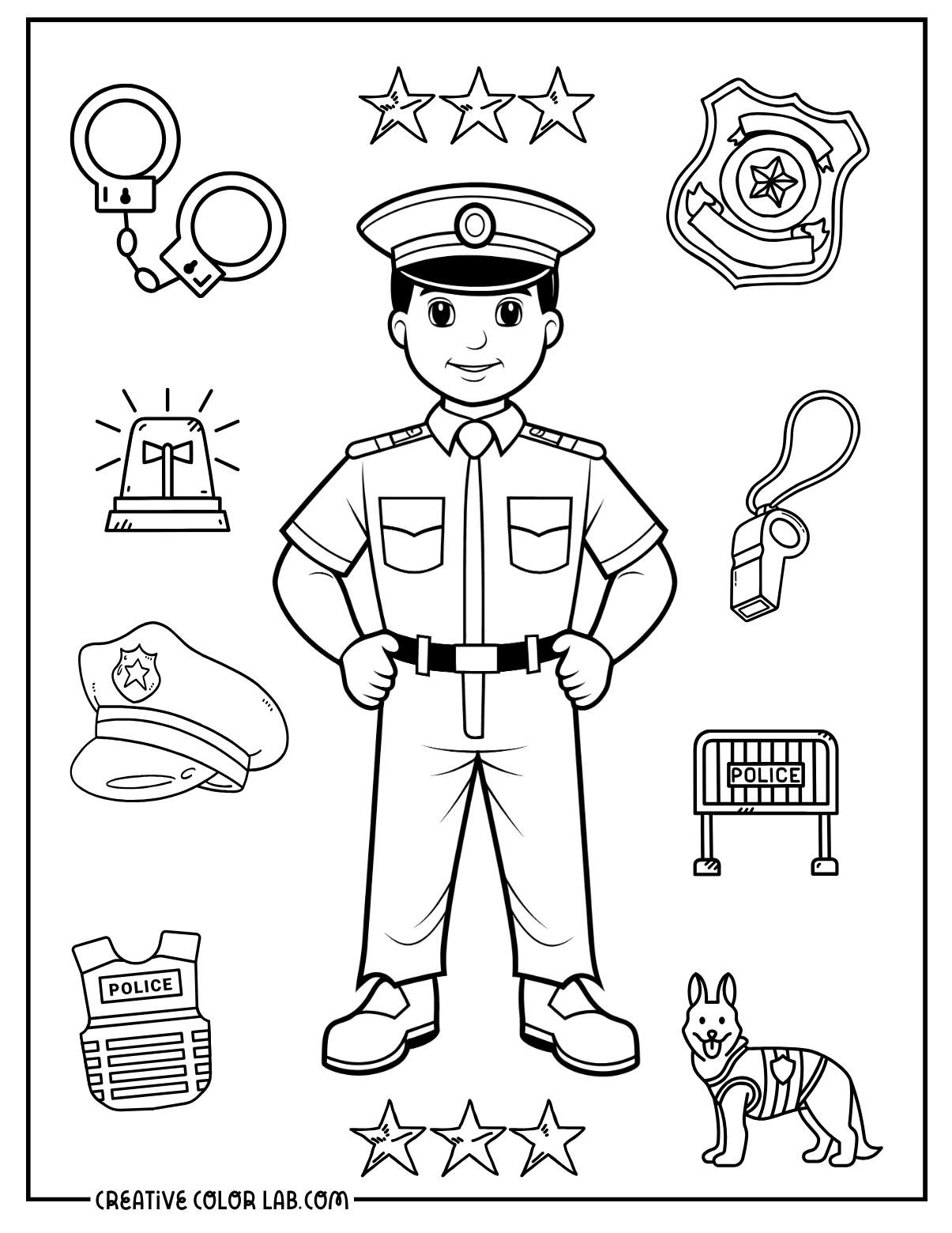 29 Police Coloring Pages Free PDF Printables 29 Police Coloring Pages Free PDF Printables