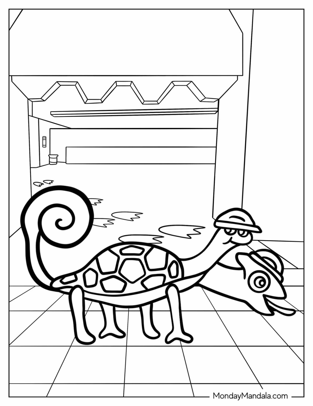 garten of banban coloring pages