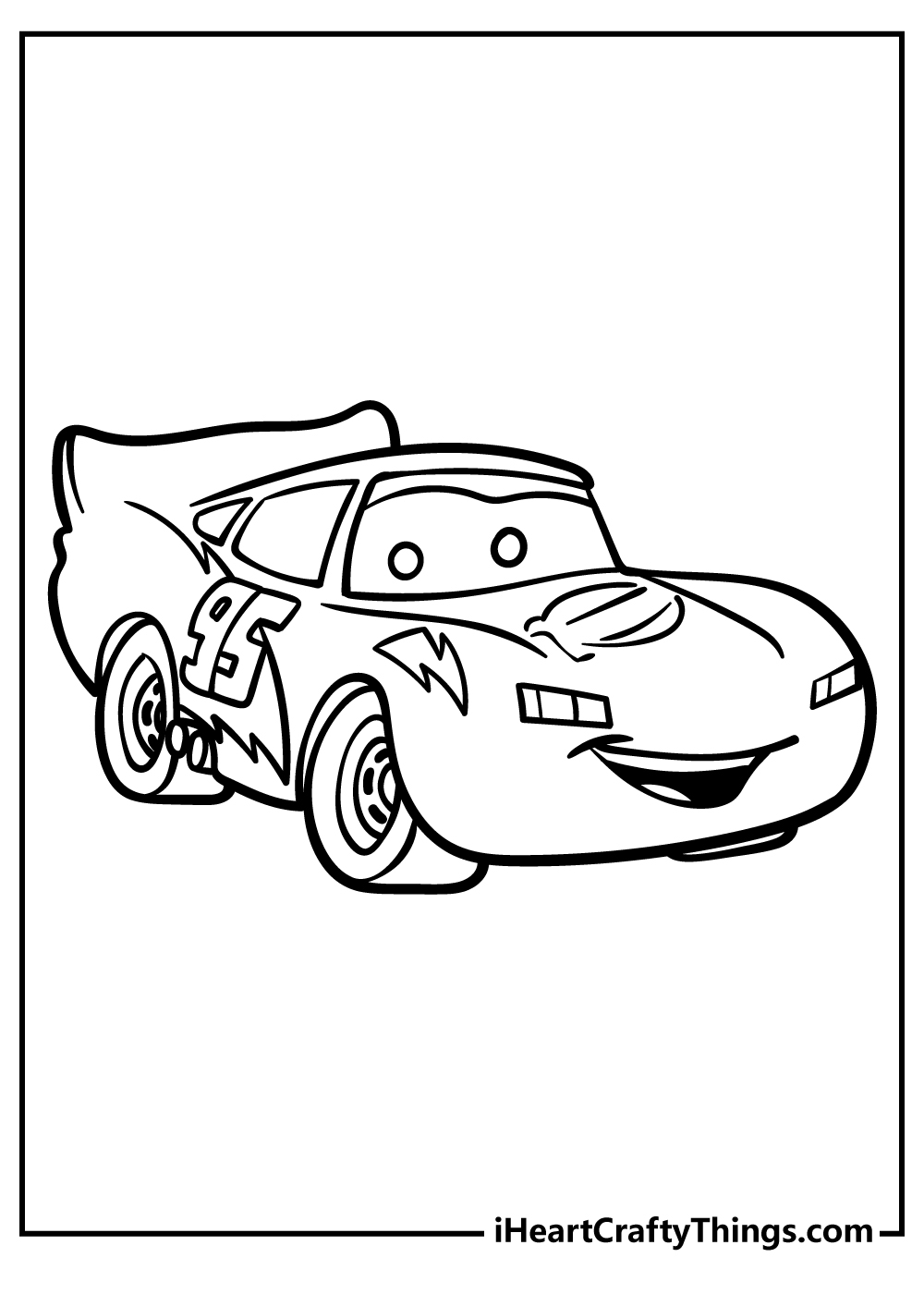 lightning mcqueen coloring pages