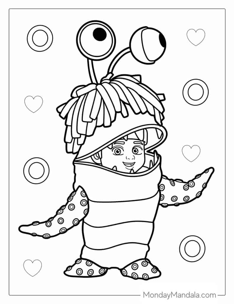 Monsters Inc Coloring Pages