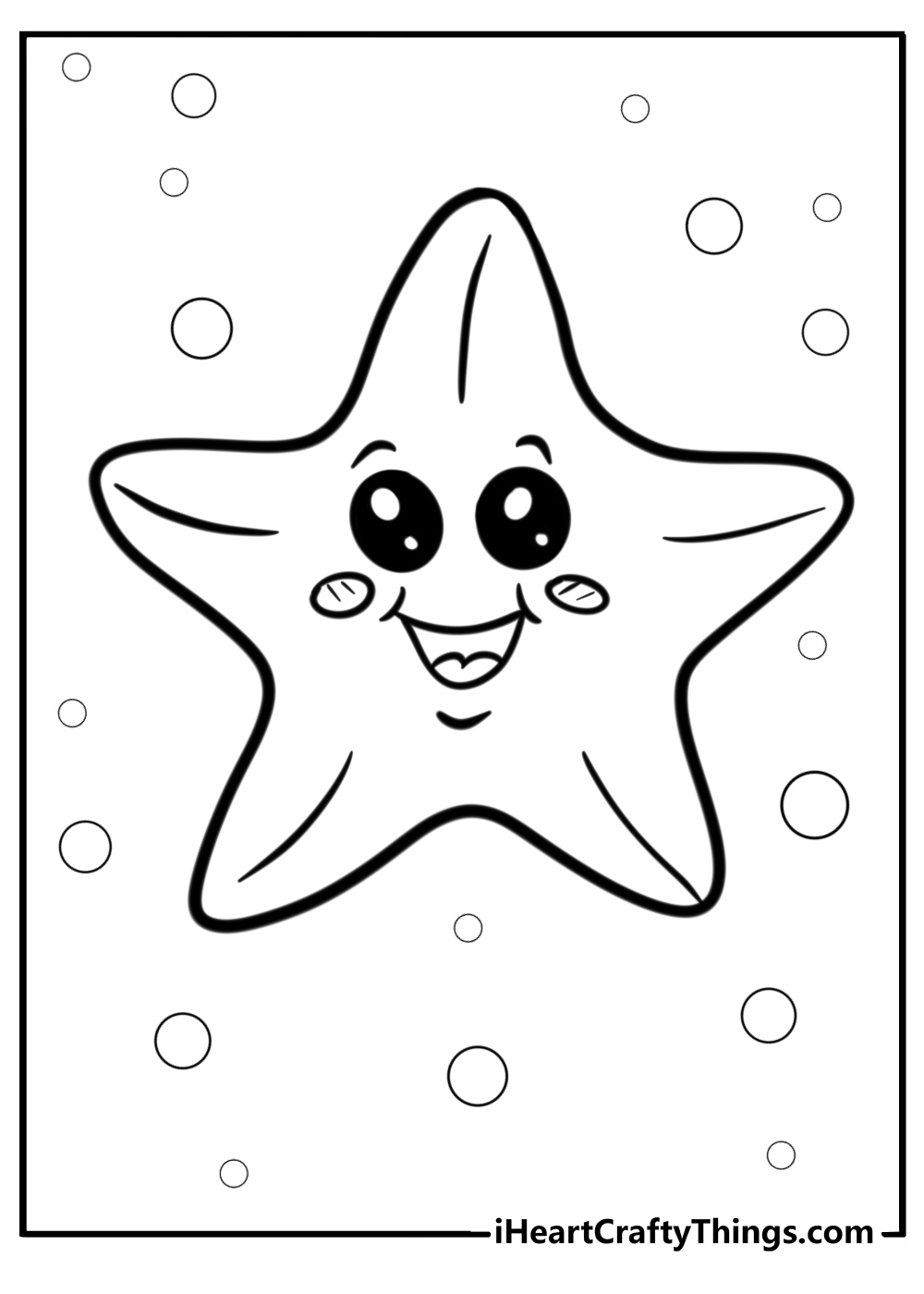 Sea Star Coloring Page