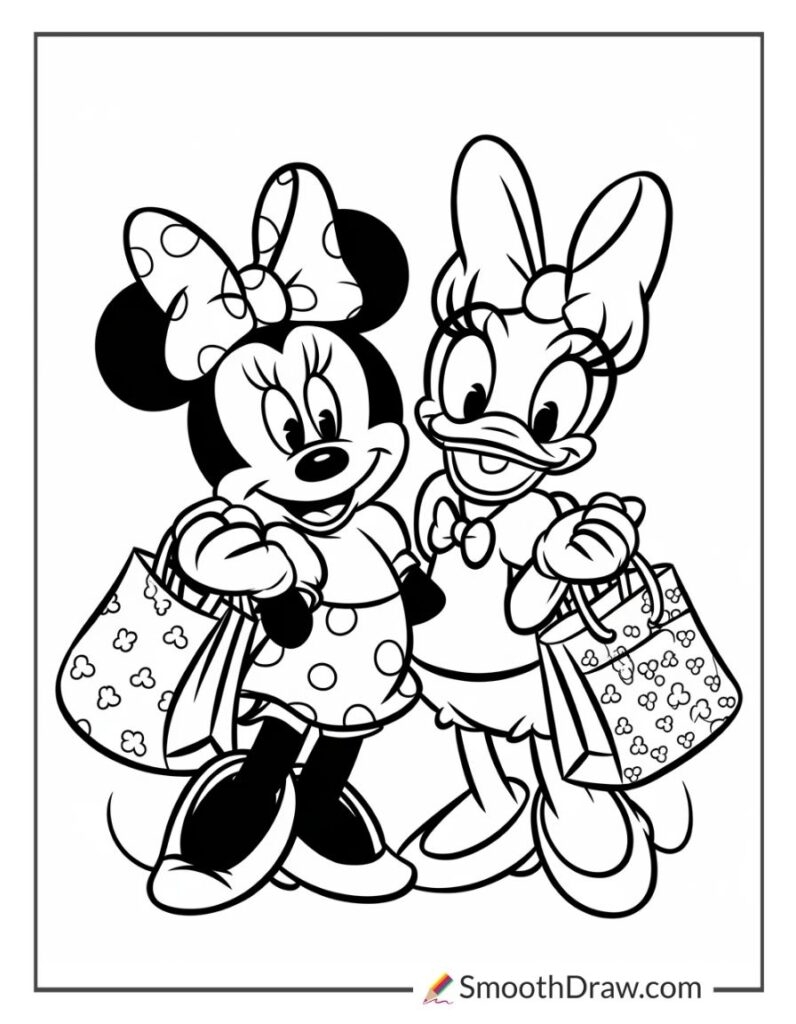 Minnie Mouse Coloring Pages