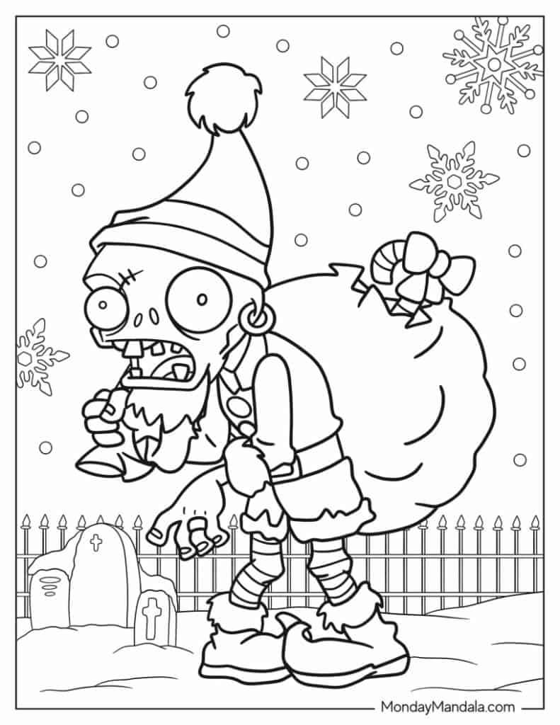 34 Plant Vs Zombies Coloring Pages Free PDF Printables 