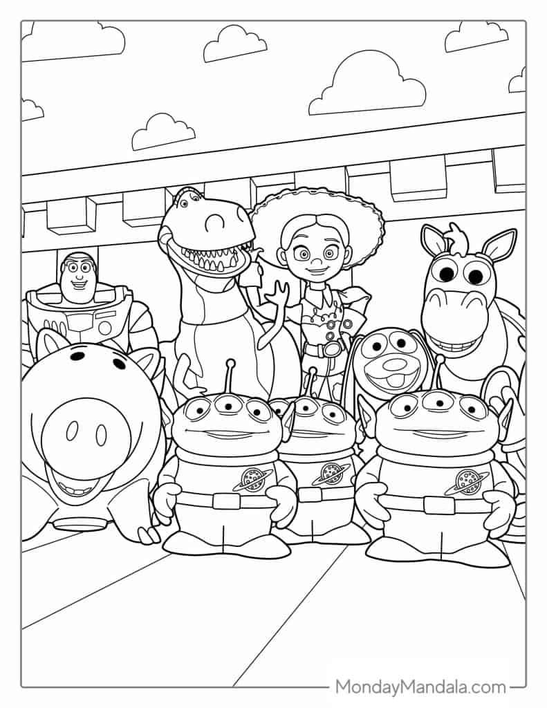 Toy Story Coloring Pages