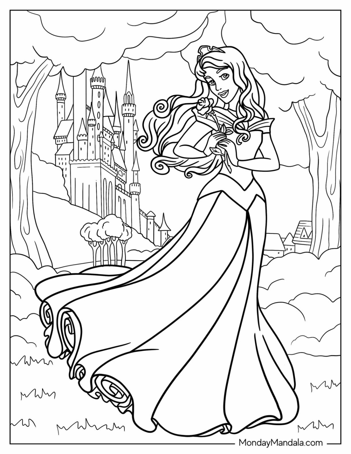 36 Disney Princess Coloring Pages Free PDF Printables 36 Disney Princess Coloring Pages Free PDF Printables