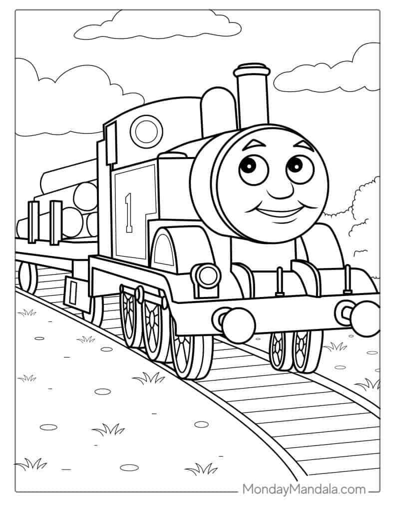 Thomas Pictures To Color
